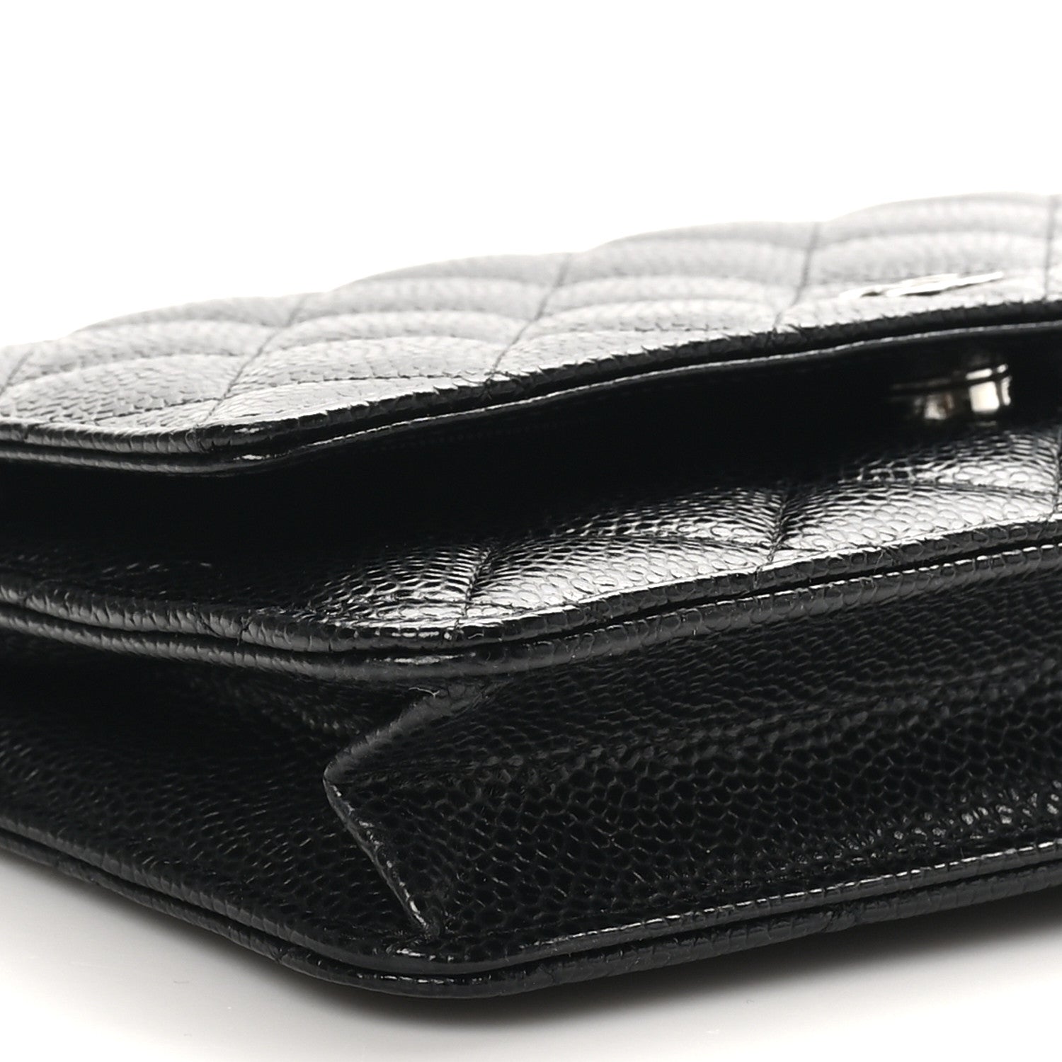 Chanel Caviar Quilted Wallet on Chain WOC Black 10 of 12