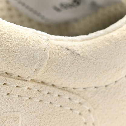 Chanel Suede Calfskin Logo Sneakers 38.5 Black White 9 of 9