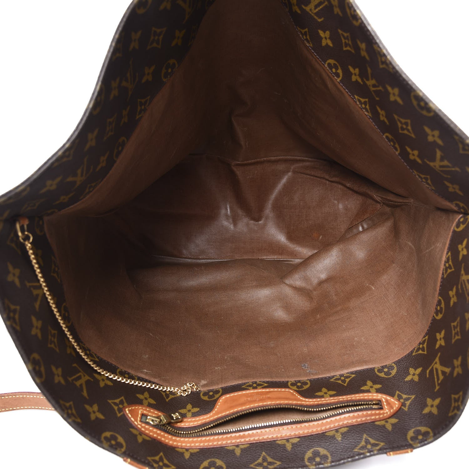 Louis Vuitton Monogram Sac Shopping Tote 5 of 10