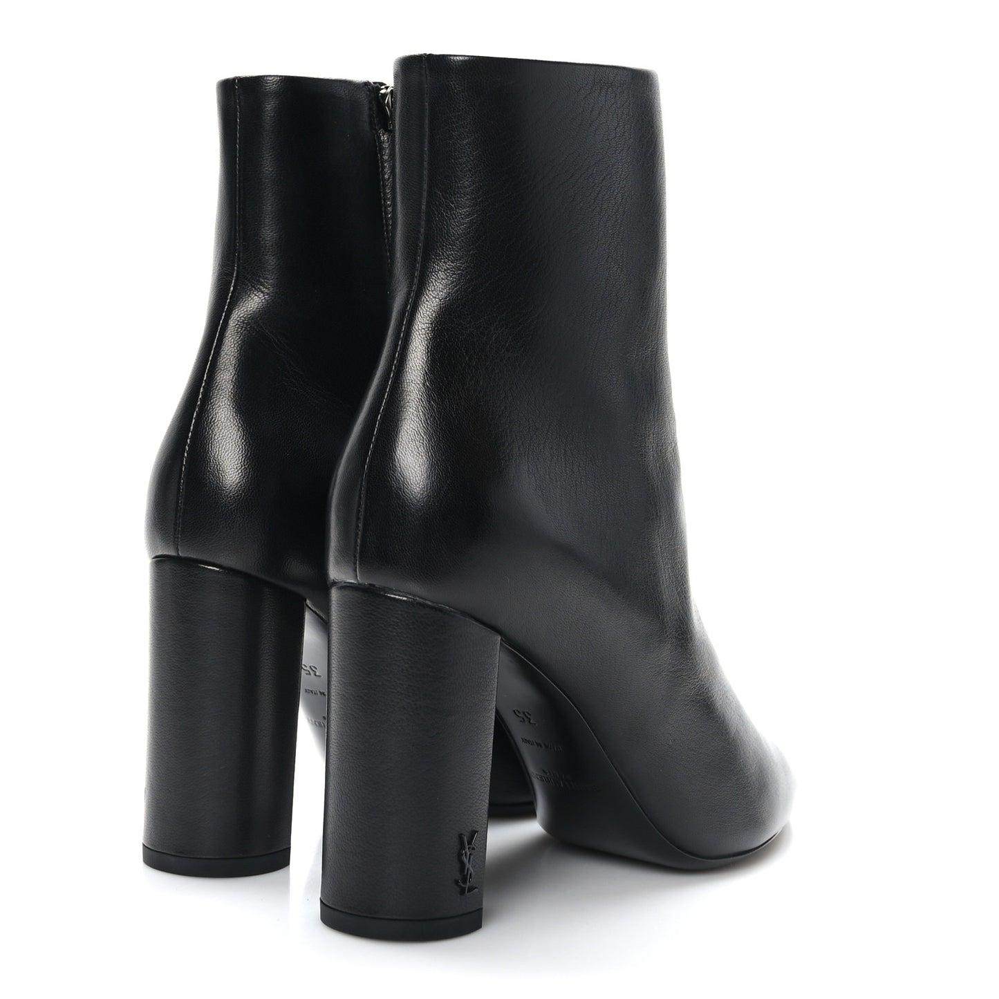 Calfskin Betty 95 Ankle Boots 35 Black