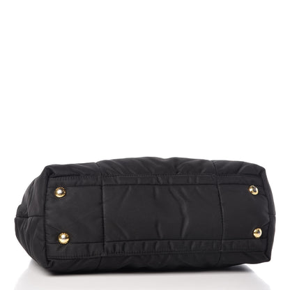 Prada Tessuto Nylon Quilted Tote Black 4 of 14