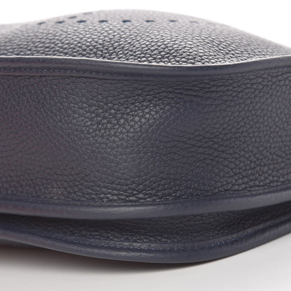Hermes Taurillon Clemence Evelyne III PM Bleu Nuit 10 of 13