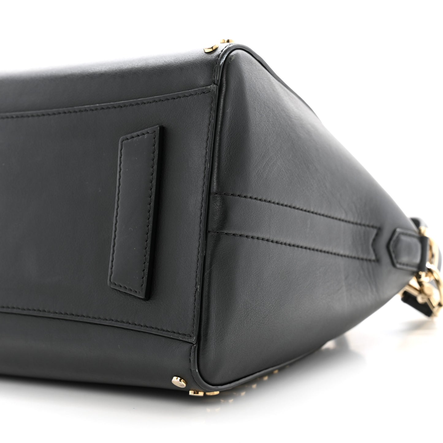 Smooth Calfskin Small Studded Antigona Black