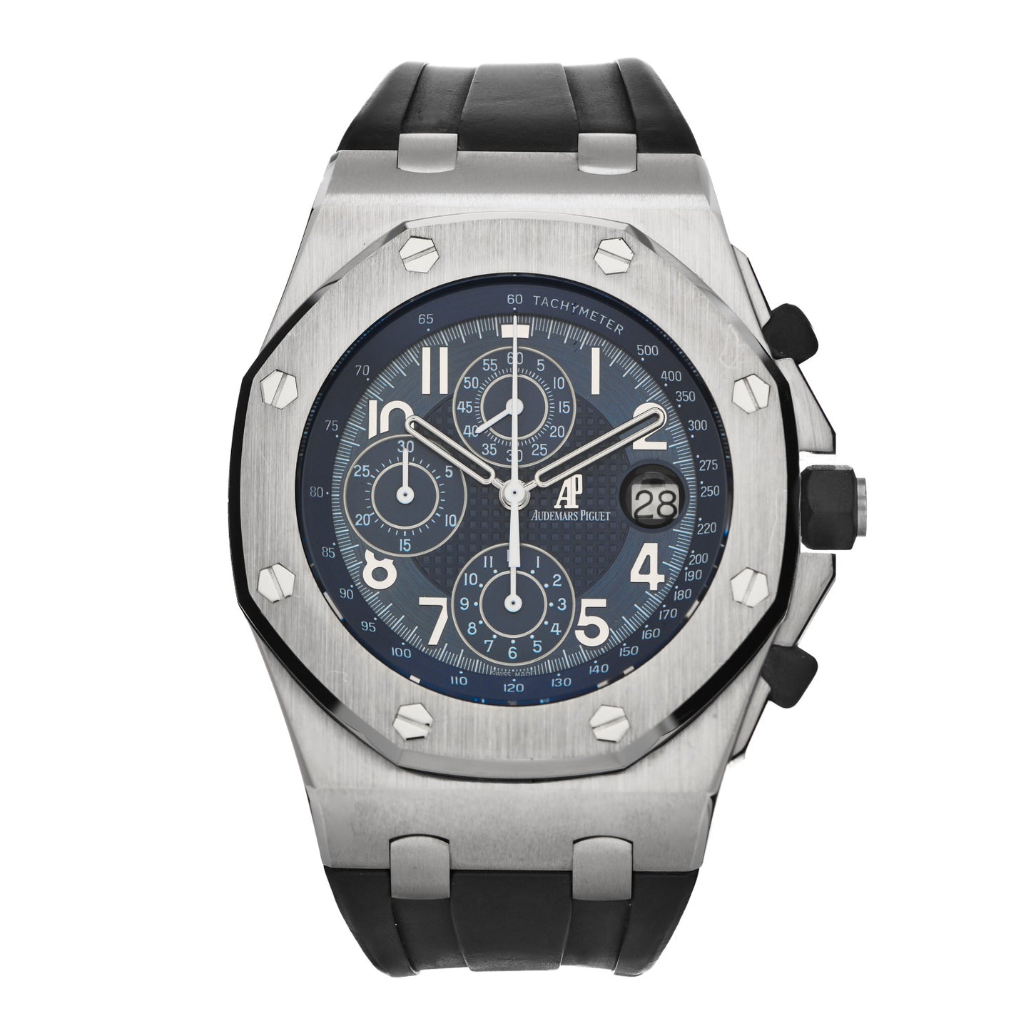 18K White Gold Rubber 42mm Royal Oak Offshore Pride of Russia Automatic Watch Blue 26061BC.OO.D001CR.01