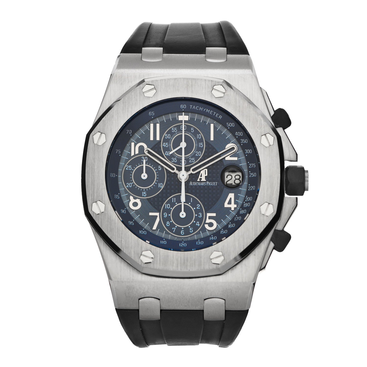 Audemars Piguet 18K White Gold Rubber 42mm Royal Oak Offshore Pride of Russia Automatic Watch Blue 26061BC.OO.D001CR.01 1 of 7