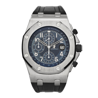 Audemars Piguet 18K White Gold Rubber 42mm Royal Oak Offshore Pride of Russia Automatic Watch Blue 26061BC.OO.D001CR.01 1 of 7