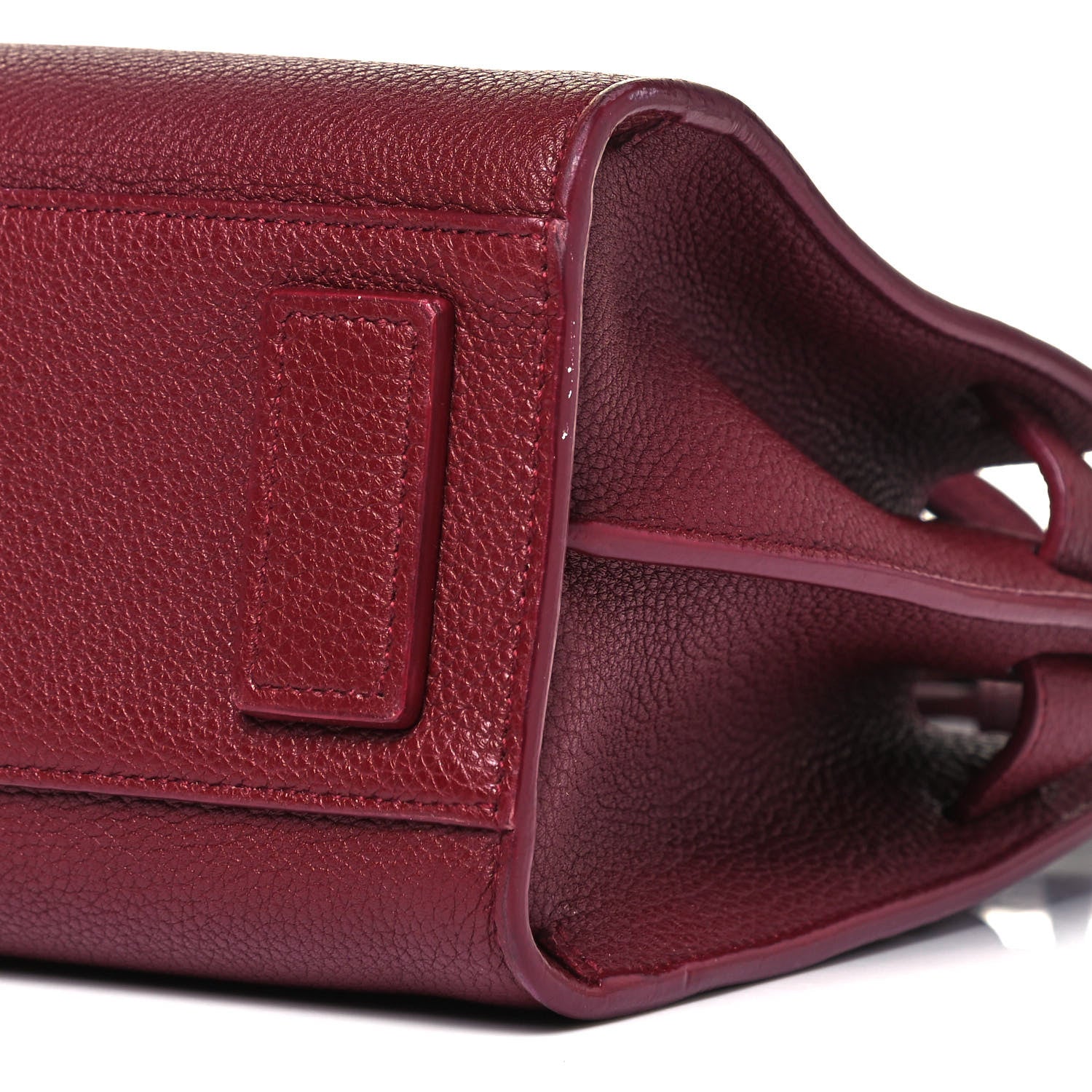 Saint Laurent Grained Calfskin Nano Sac De Jour Souple Palissandre 10 of 10