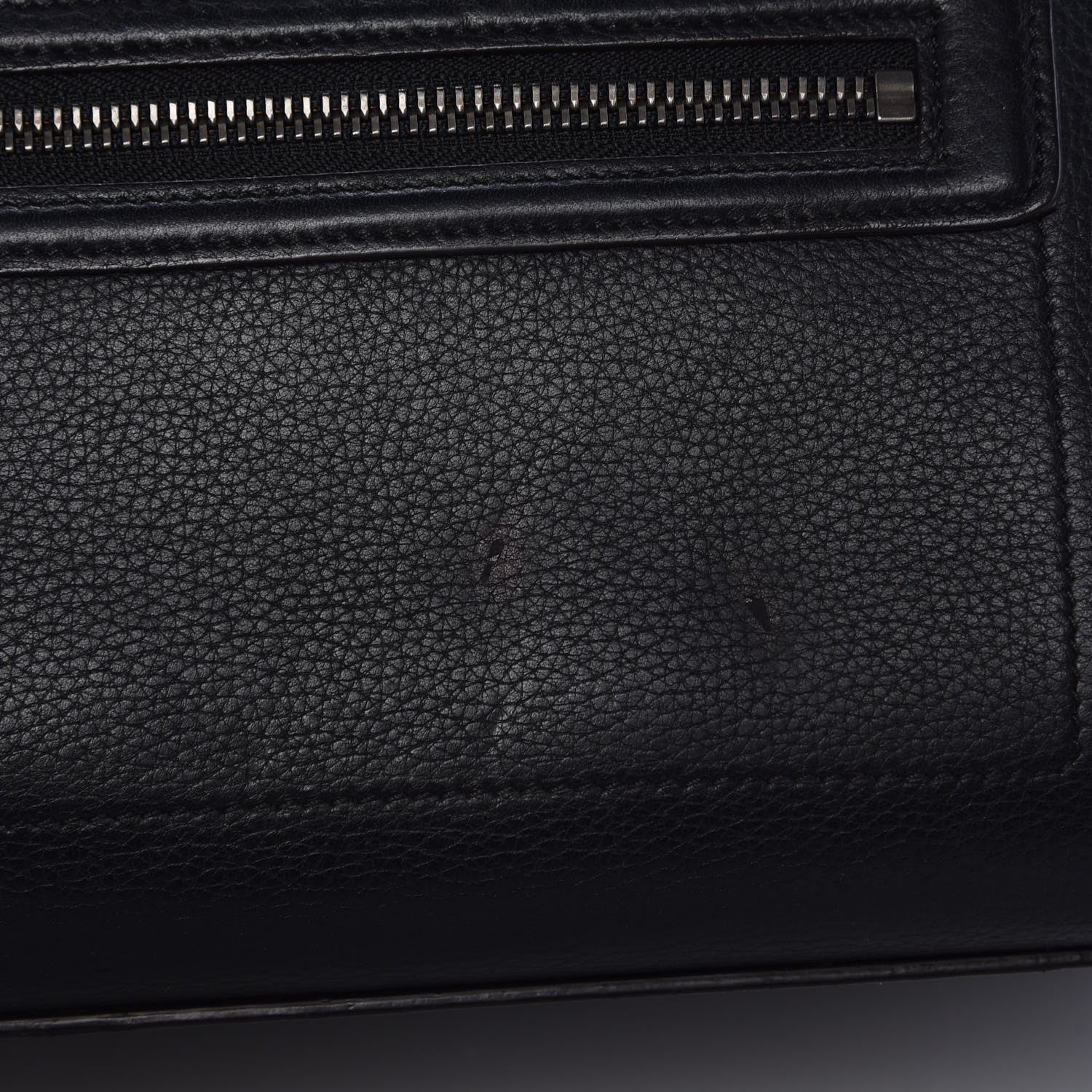 Celine Drummed Calfskin Mini Luggage Black 16 of 17