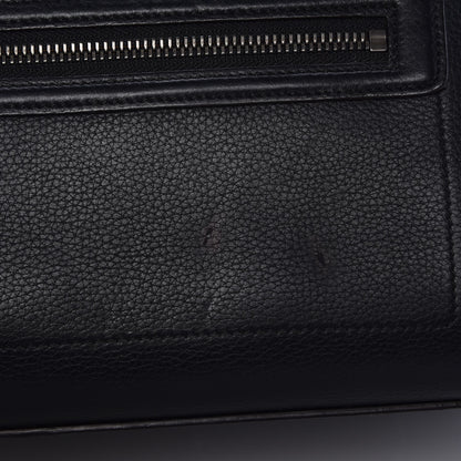 Celine Drummed Calfskin Mini Luggage Black 16 of 17