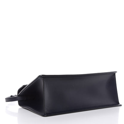 Gucci Calfskin Medium Sylvie Top Handle Bag Blue 4 of 12
