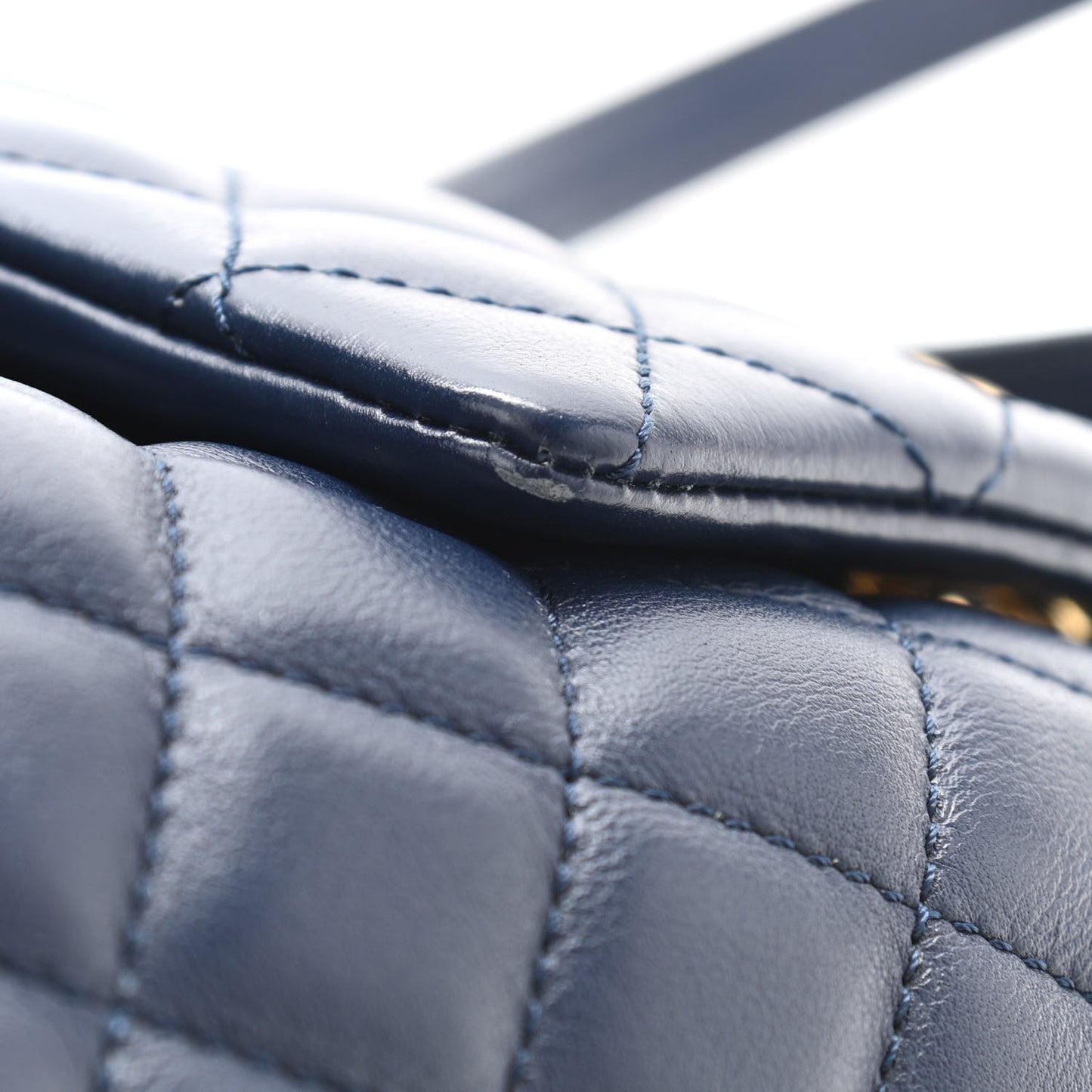 Lambskin Quilted Small Urban Spirit Backpack Navy