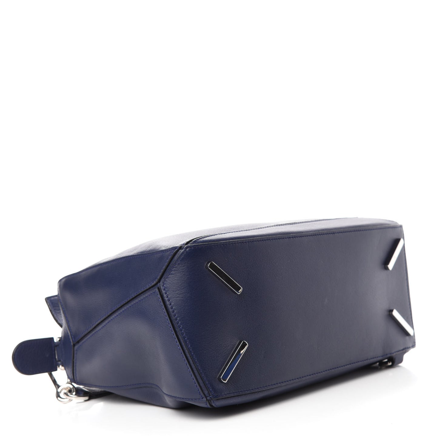 Calfskin Medium Puzzle Bag Marine