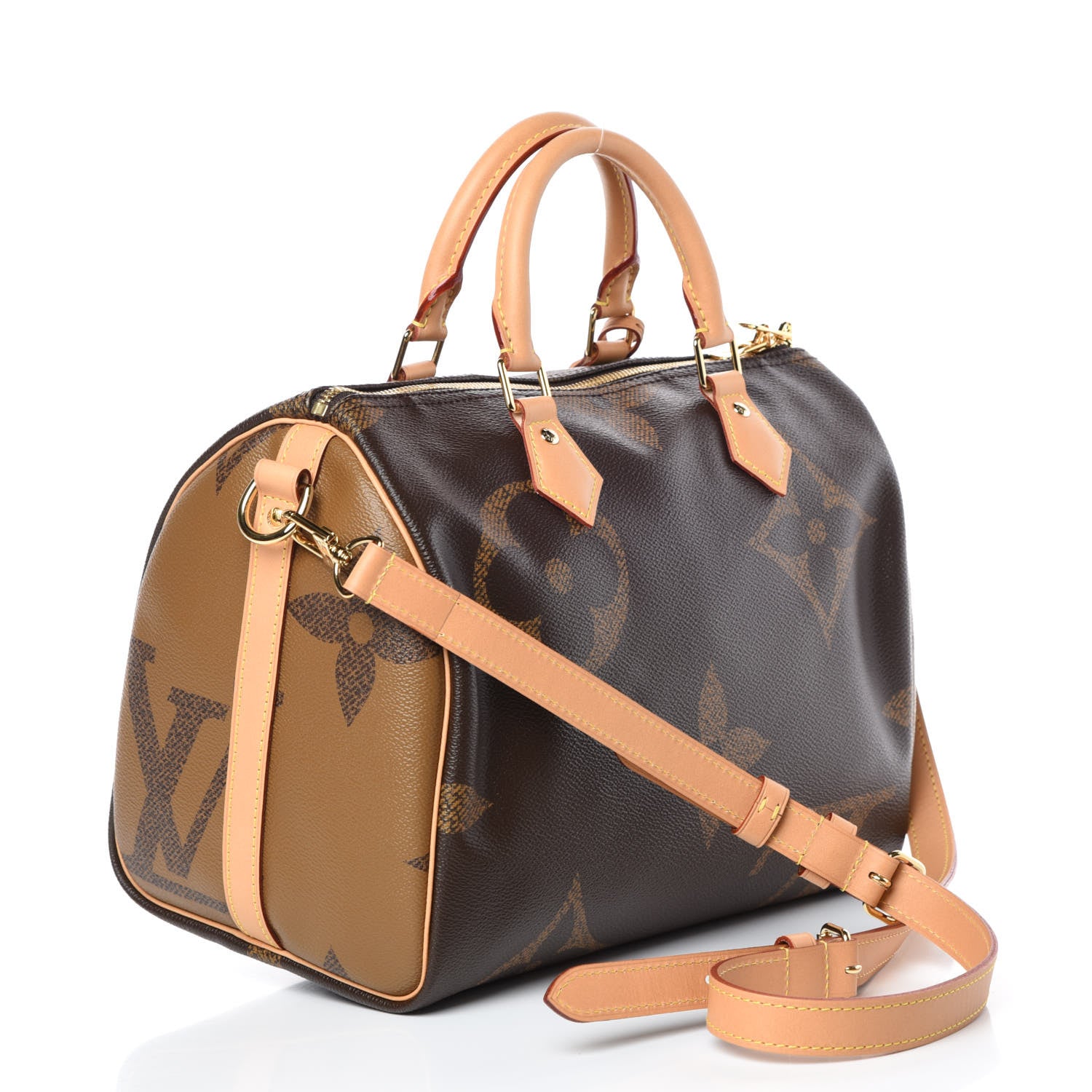 Louis Vuitton Reverse Monogram Giant Speedy Bandouliere 30 3 of 12