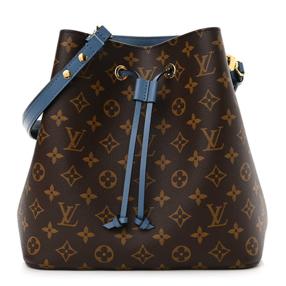 Louis Vuitton Monogram Neonoe MM Blue Jean 1 of 9