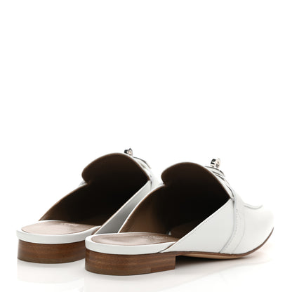 Hermes Calfskin Oz Mules 35.5 White 4 of 7