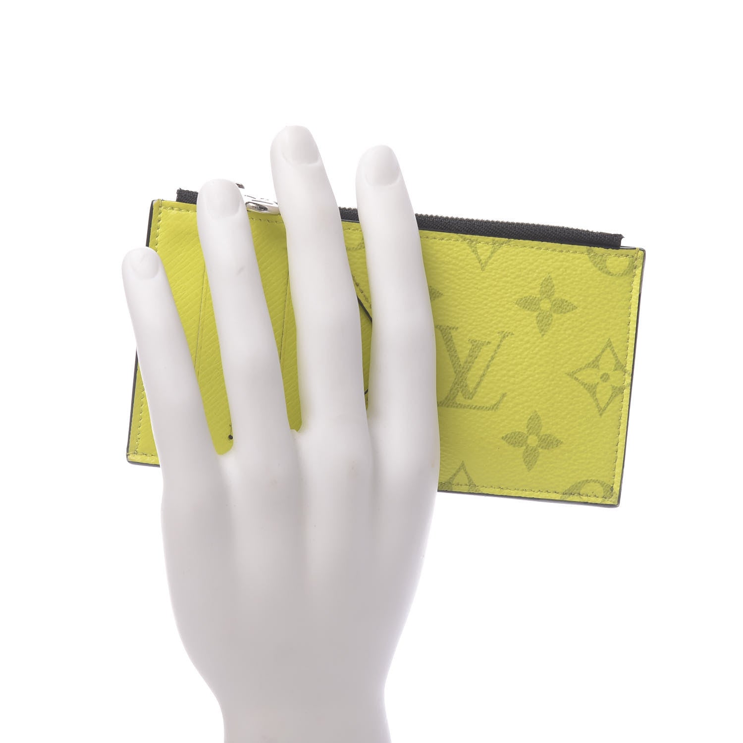 Louis Vuitton Monogram Taiga Coin Card Holder Yellow 2 of 7