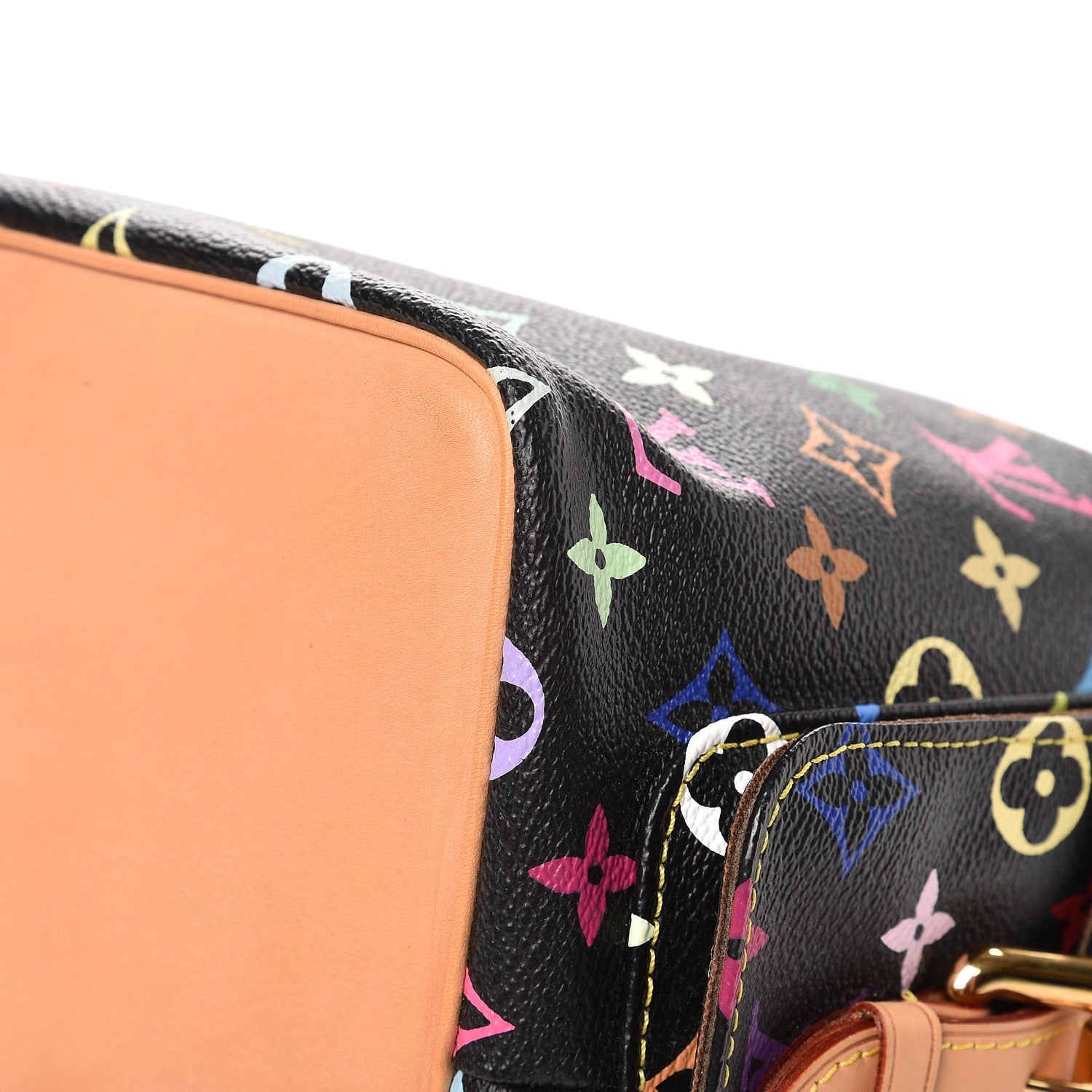 Louis Vuitton Monogram Multicolor Petit Noe Black 10 of 10