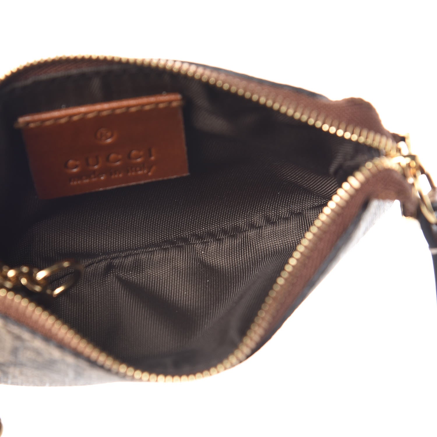 Gucci GG Supreme Monogram Key Case Brown 5 of 8