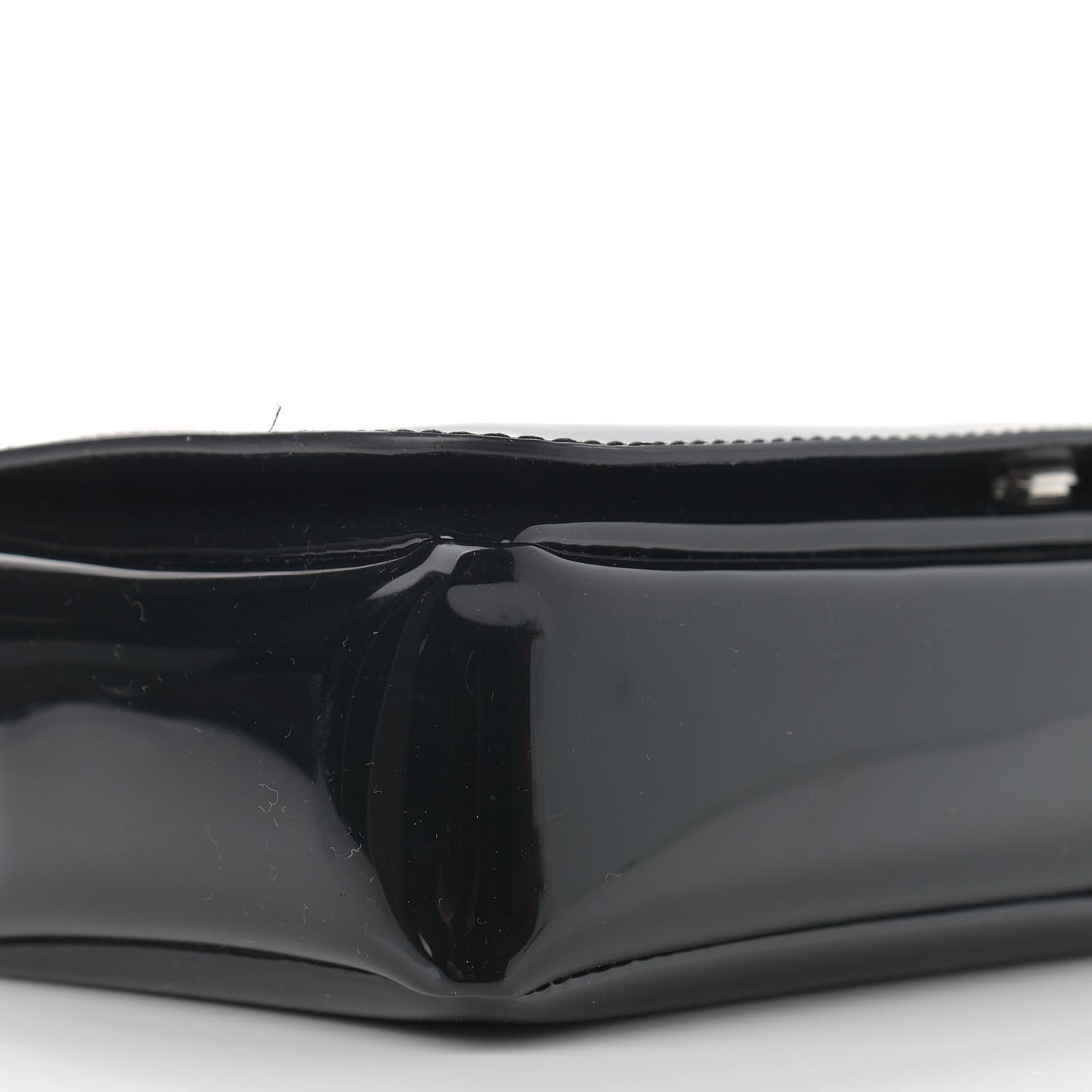 Patent Kingdom Flap Crossbody Black