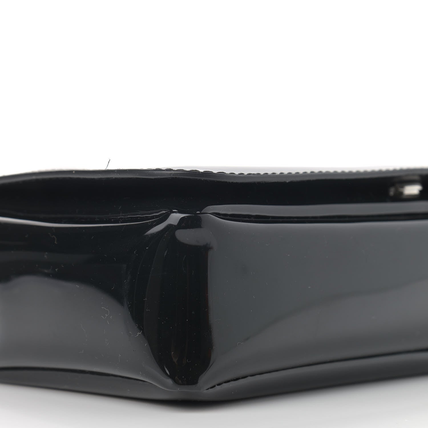 Burberry Patent Kingdom Flap Crossbody Black 9 of 13