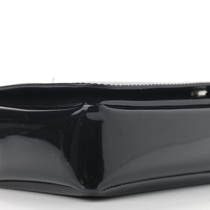 Burberry Patent Kingdom Flap Crossbody Black 9 of 13