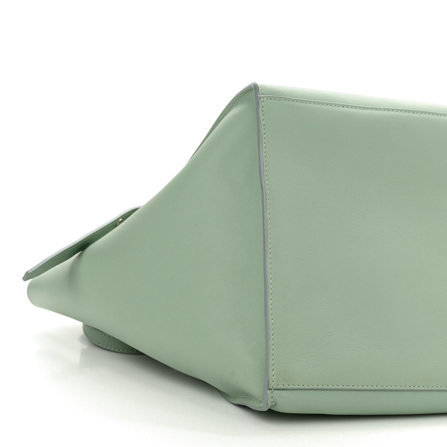 Celine Supple Grained Calfskin Long Strap Small Big Bag Almond 7 of 8