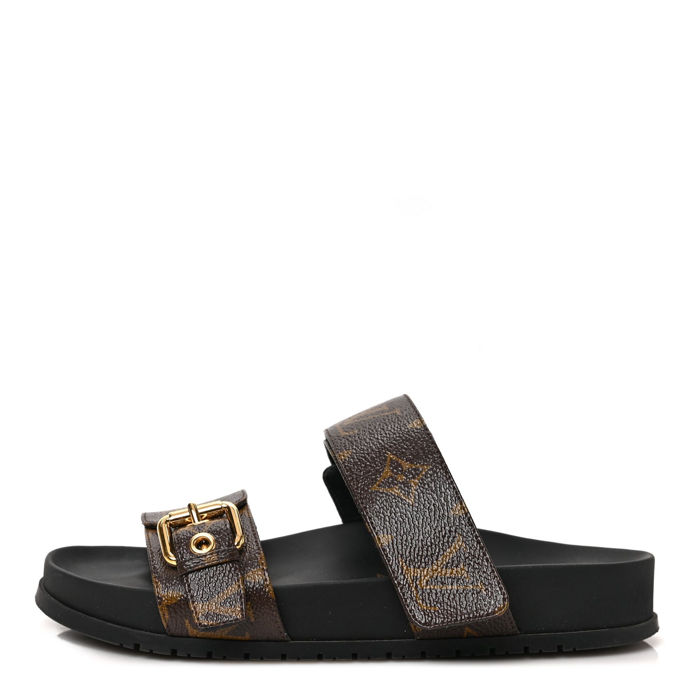 Monogram Bom Dia Mule Sandals 35 Black