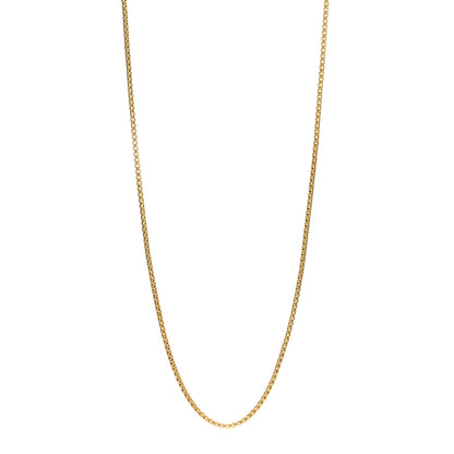 John Hardy 18K Yellow Gold 2.5mm Box Chain Necklace 26" 1 of 3