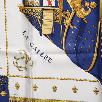 Hermes Silk Vue Du Carosse De La Galere La Reale Scarf 90 9 of 11
