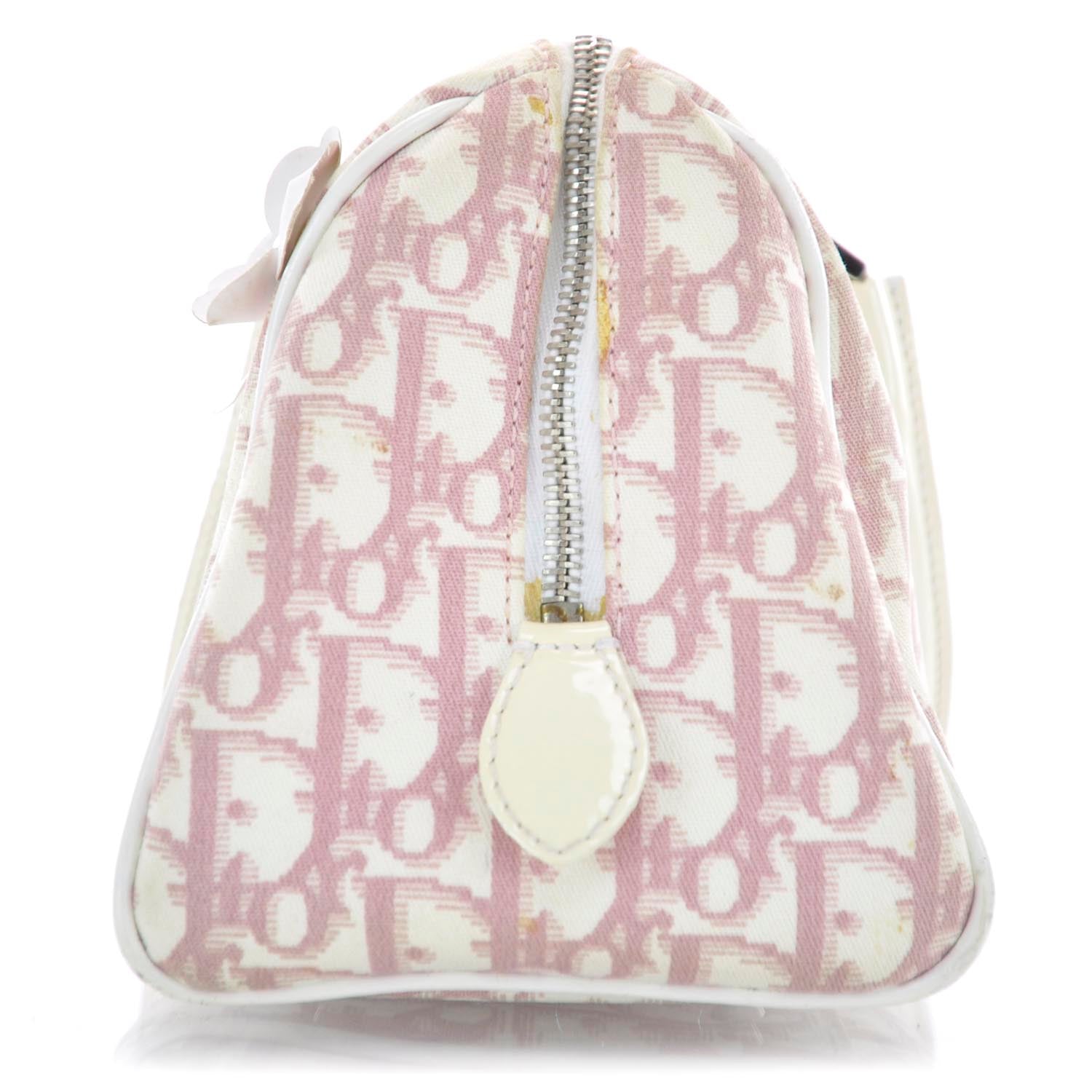 Christian Dior Monogram Girly Boston Pink 4 of 12