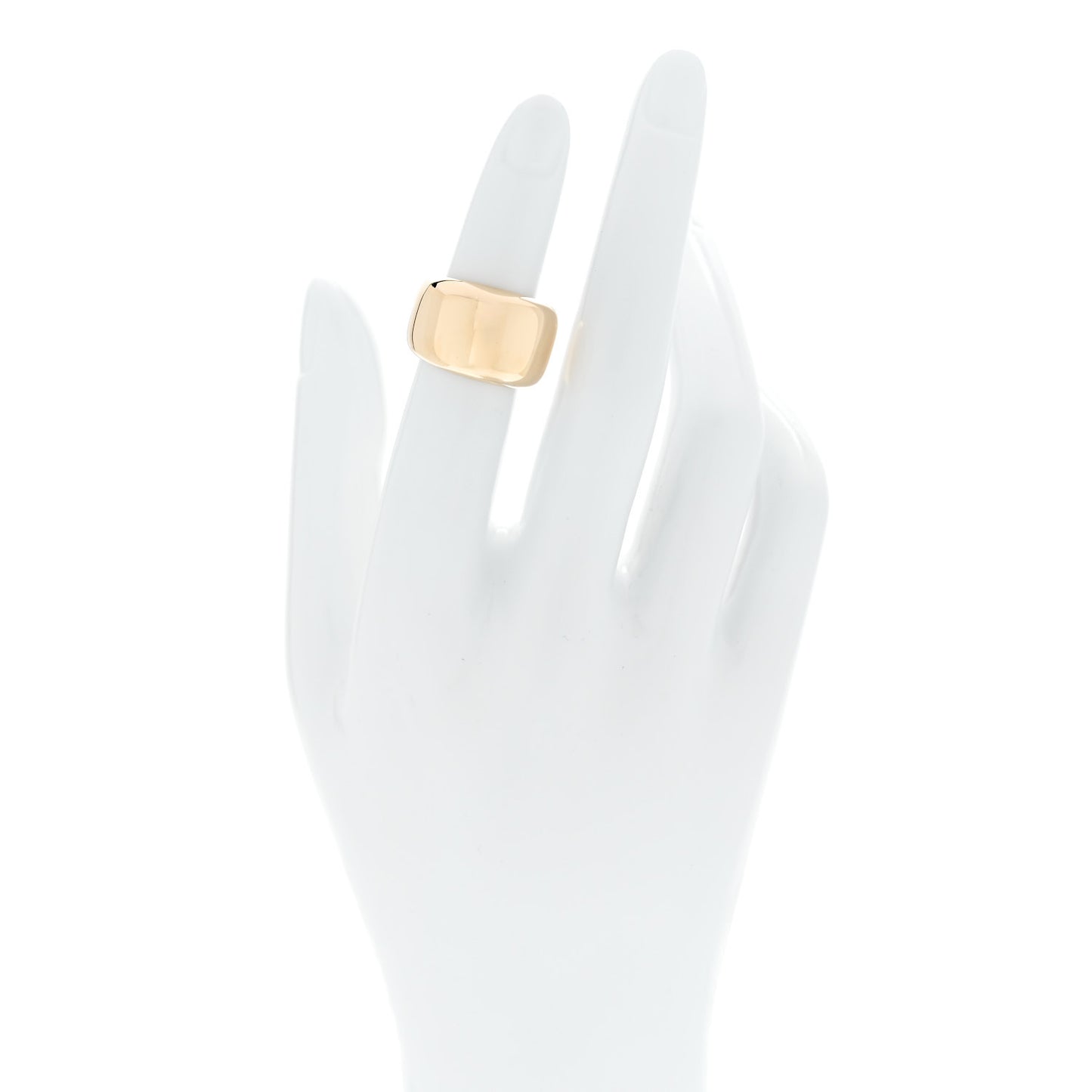 18K Yellow Gold Nouvelle Vague Dome Ring 48 4.5