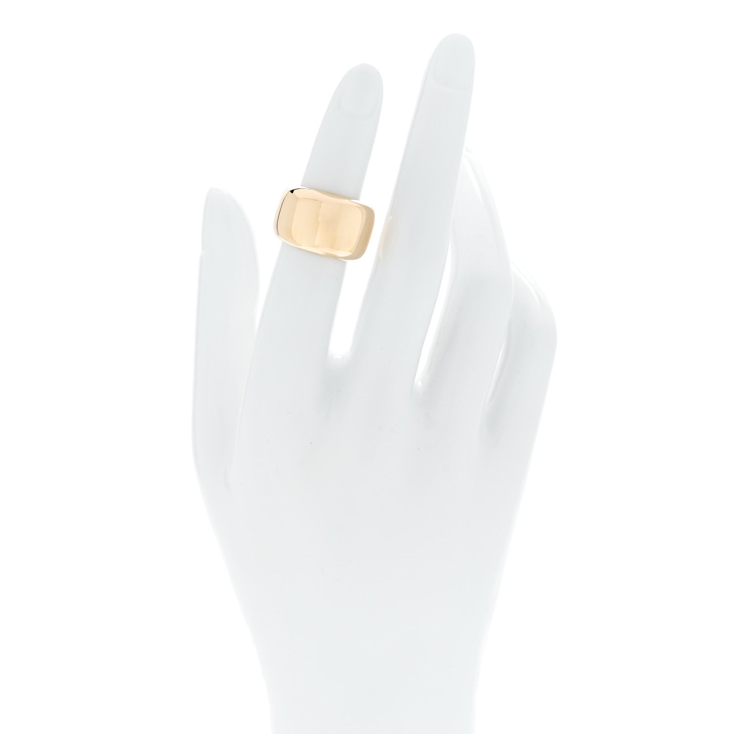 Cartier 18K Yellow Gold Nouvelle Vague Dome Ring 48 4.5 2 of 4
