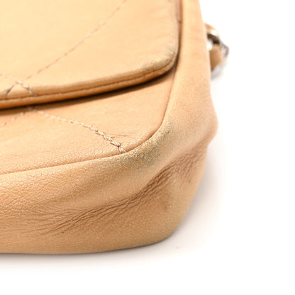 Chanel Lambskin Diamond Stitched CC CC East West Flap Beige 11 of 14