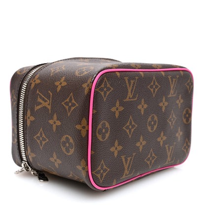 Louis Vuitton Monogram Macassar Nice Mini Fuchsia 4 of 6