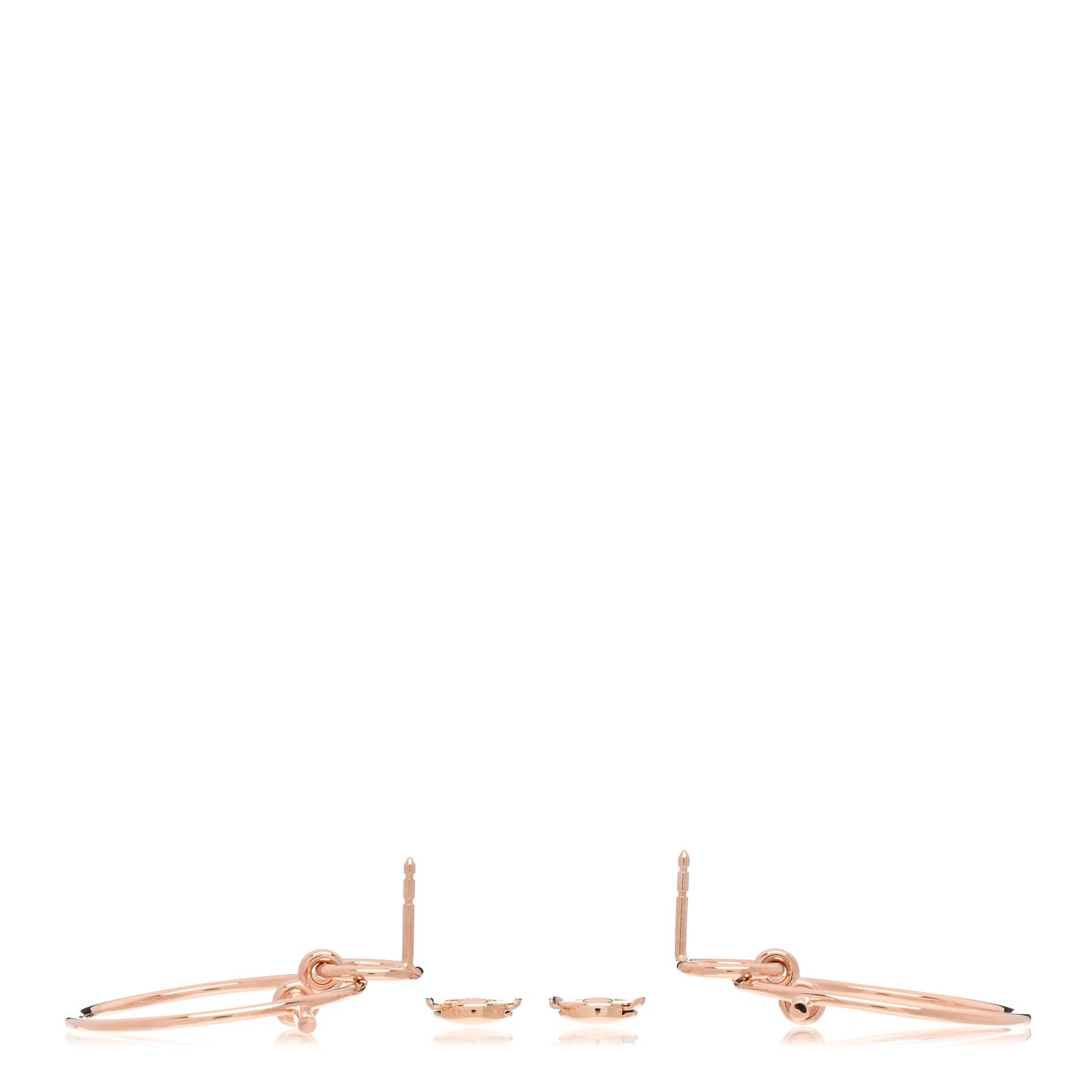 18K Rose Gold PM Loop Earrings