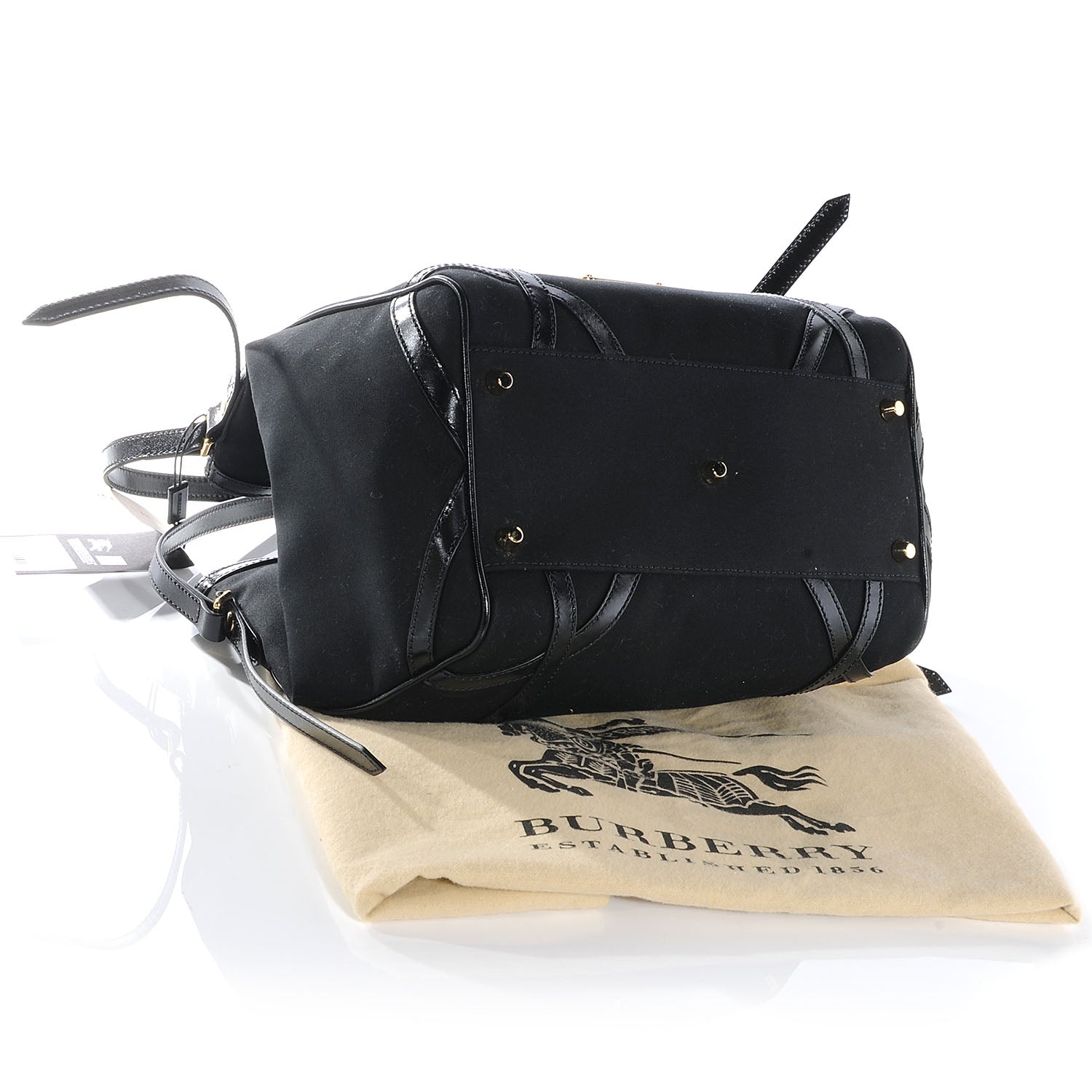 Burberry Canvas Canterbury Tote Small Black 4 of 7
