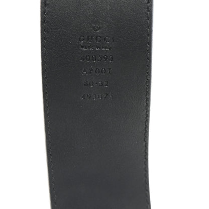 Gucci Calfskin Double G 40mm Belt 80 32 Black 5 of 6
