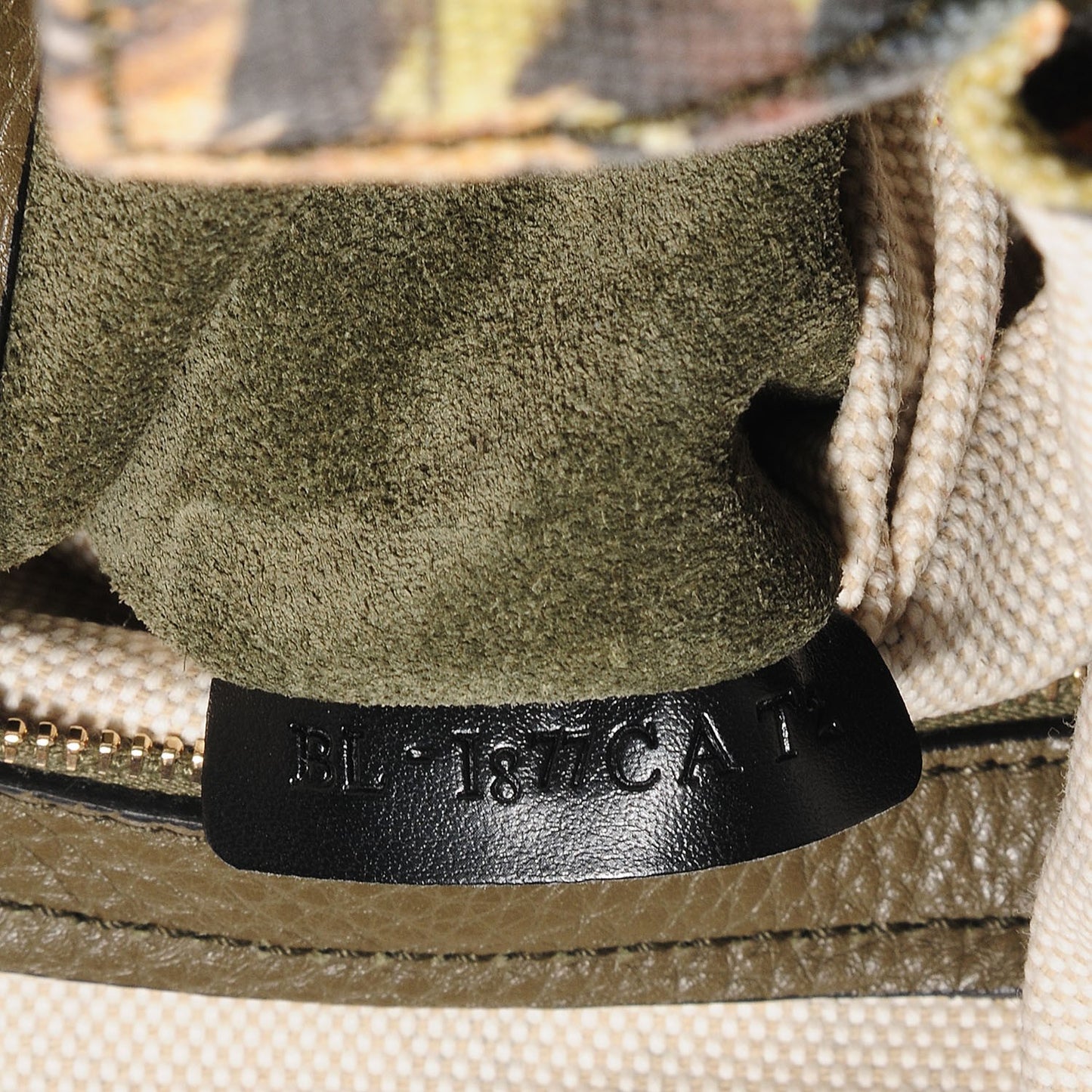 Canvas Camubutterfly Rockstud Messenger
