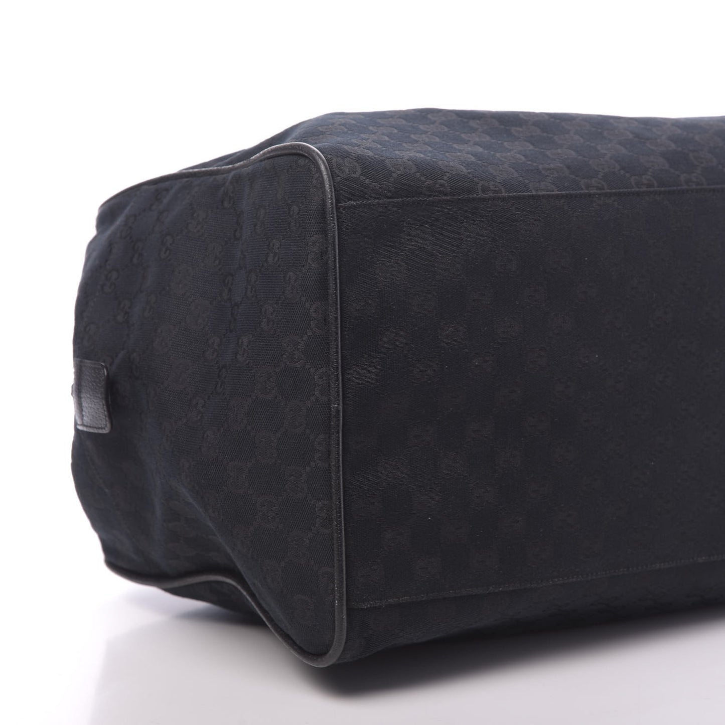 GG Monogram Web Medium Collapsible Carry On Duffle Black