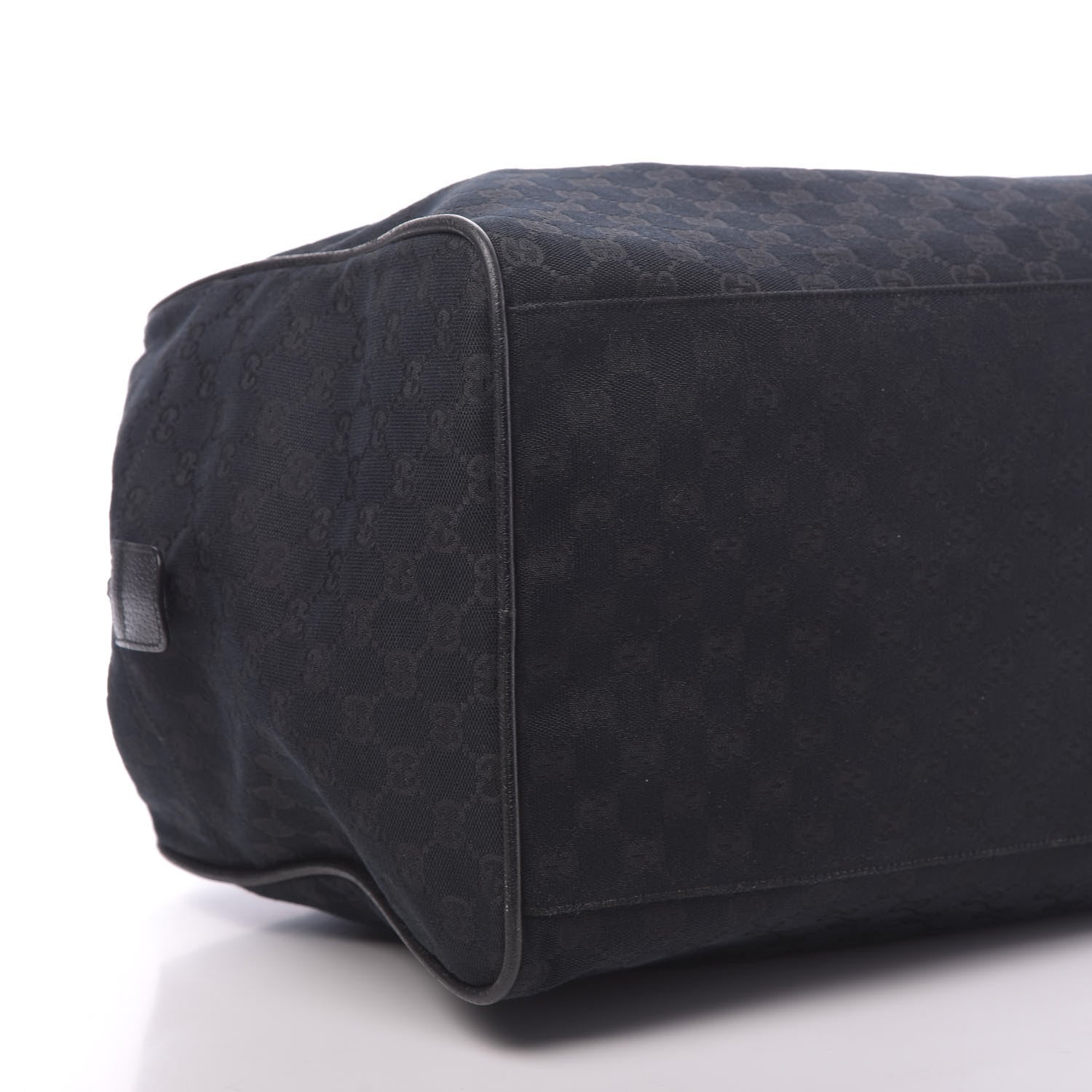 Gucci GG Monogram Web Medium Collapsible Carry On Duffle Black 10 of 11