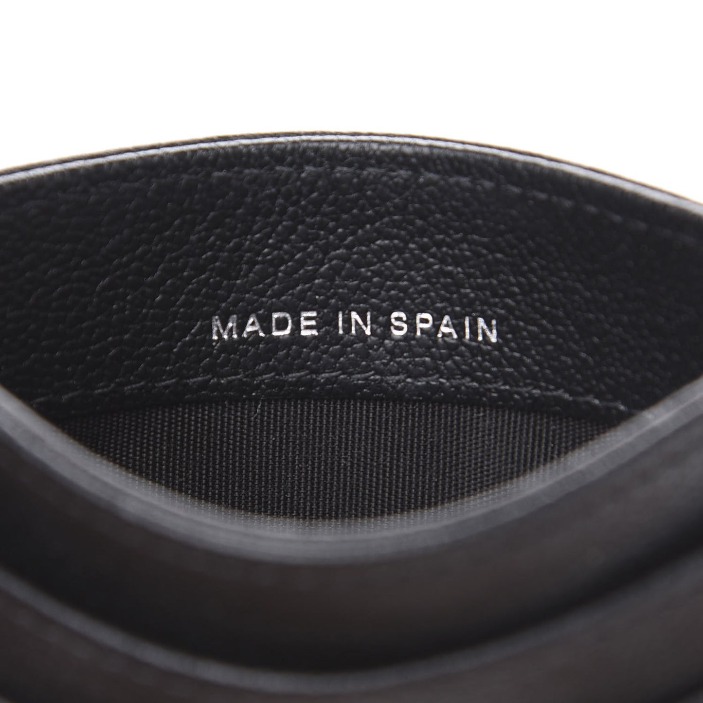 Goatskin CC Card Holder Black