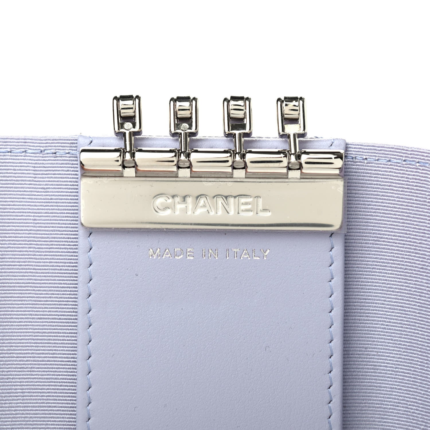 Chanel Caviar Quilted Classic 4 Key Holder Wallet Light Purple 7 of 8