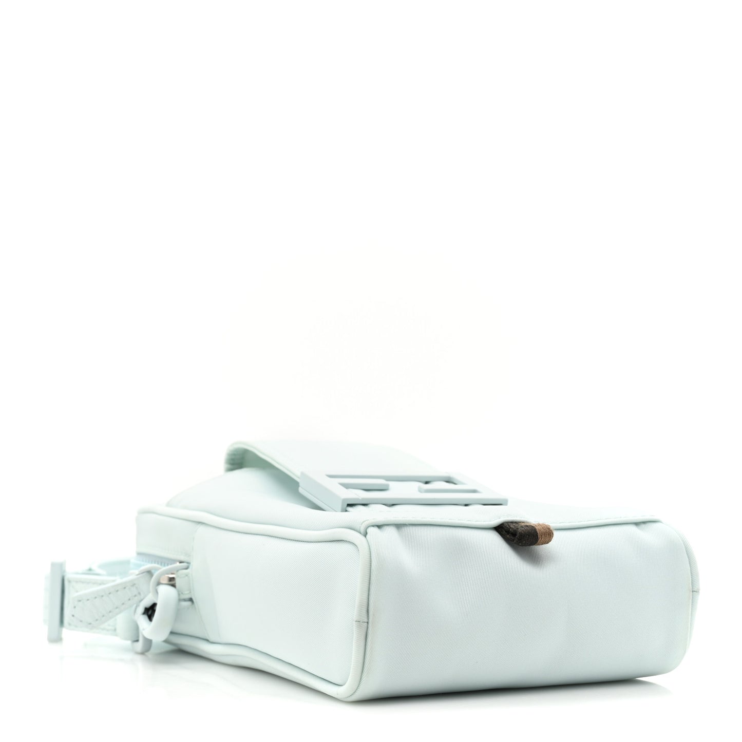Econyl Nylon Cuoio Romano Monochrome Baguette Crossbody Phone Pouch Baleari