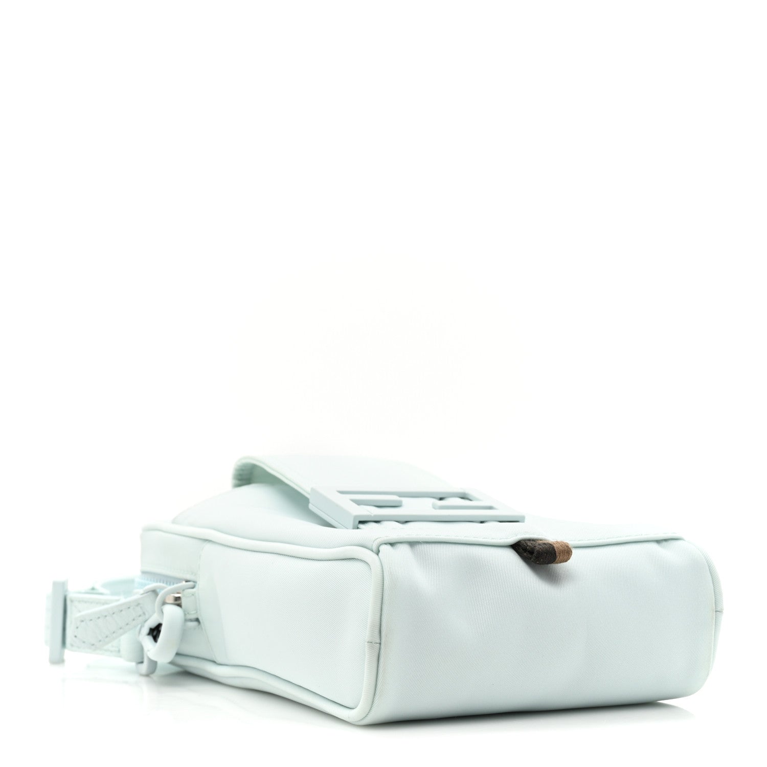 Fendi Econyl Nylon Cuoio Romano Monochrome Baguette Crossbody Phone Pouch Baleari 4 of 10