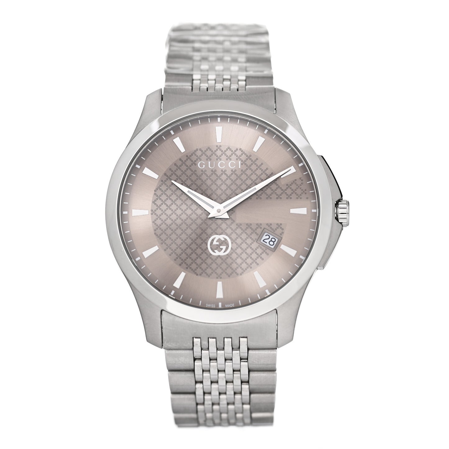 Stainless Steel 40mm G-Timeless Quartz Watch Brown