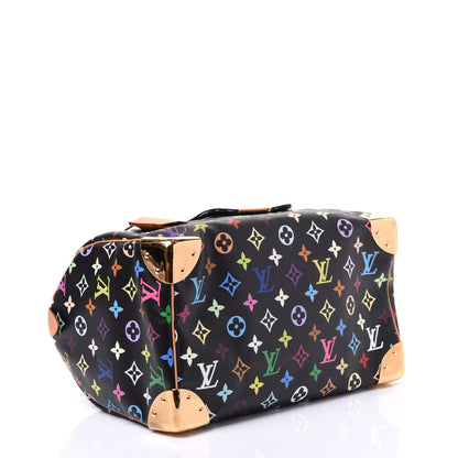 Louis Vuitton Monogram Multicolor Speedy 30 Black 3 of 10