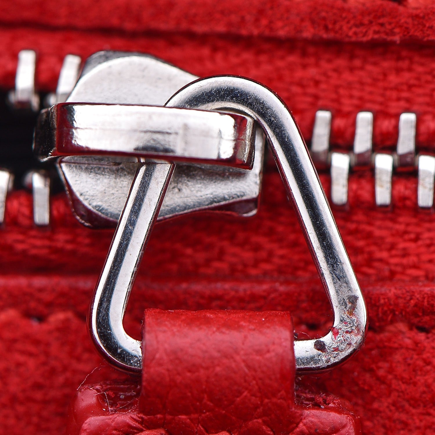 Saint Laurent Grained Calfskin Small Cabas Rive Gauche Red 12 of 22
