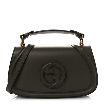 Gucci Roxy Calfskin Medium Blondie Top Handle Bag Luscious Green 1 of 10