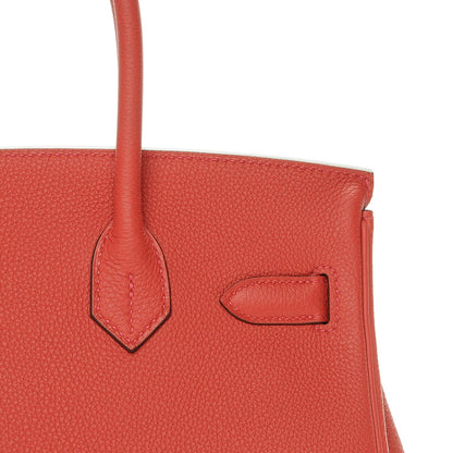 Hermes Togo Birkin 30 Geranium 8 of 21