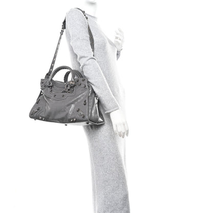 Balenciaga Agneau Arena Neo Cagole City Handbag Dark Grey 2 of 12